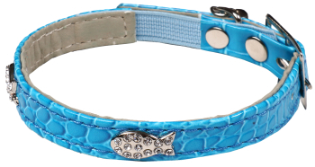 COLLAR GATO FANTASY FISH AZUL