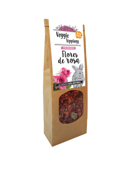 VEGGIE TOPPINGS FLORES DE ROSA 45G