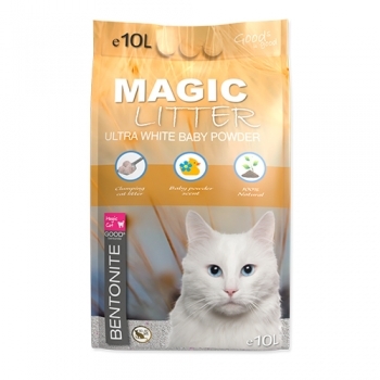 MAGIC CAT LITTER ULTRA WHITE BABY POWDER